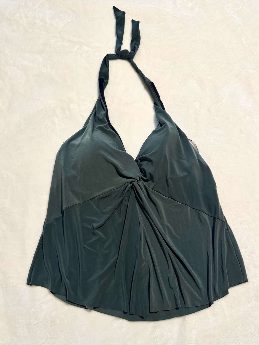 Magicsuit Mallory Halter Soft Cup Tankini Swim Suit In Military Green Women’s 16 - Picture 7 of 11